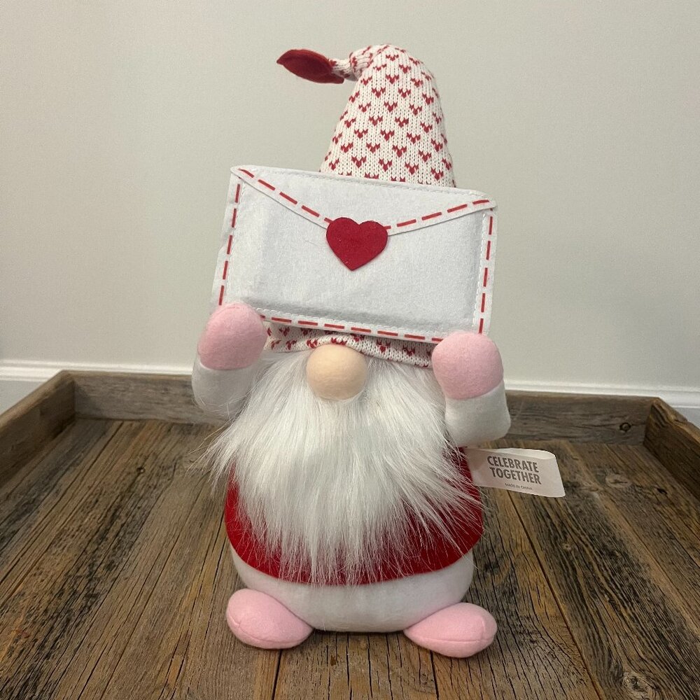 Valentine's Day Gnome Table Decor with Love Letter